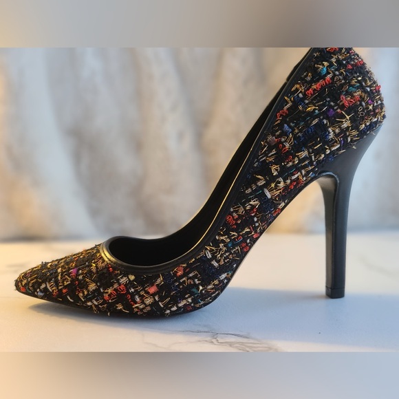 NWOT, CHARLES DAVID, MULTI-COLOR, POINT-TOE PUMPS, SZ 7.5 - Picture 3 of 15